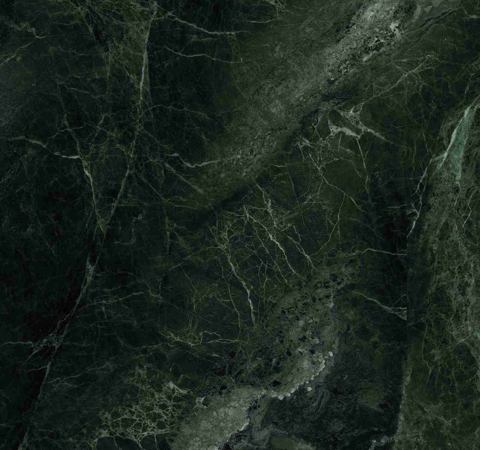 Dark green marble texture with white veins.
