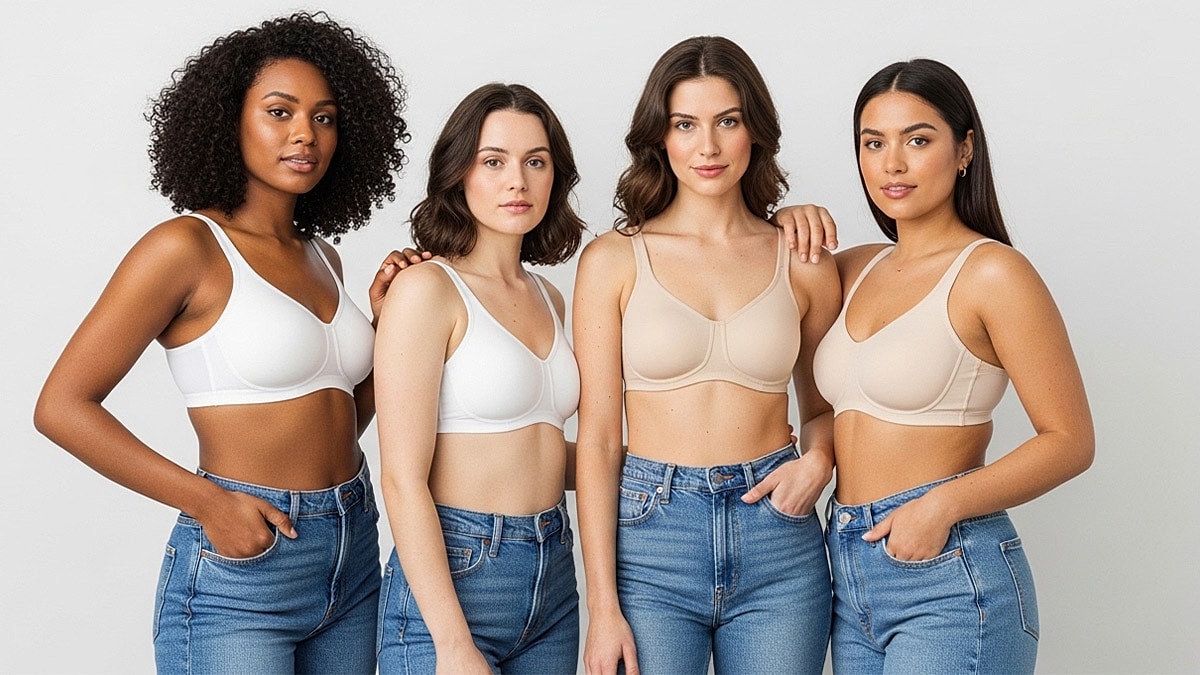 The 10 Types of Breasts: Shapes, Sizes and Types Featured Image - 10 common breast shapes including round, teardrop and athletic types