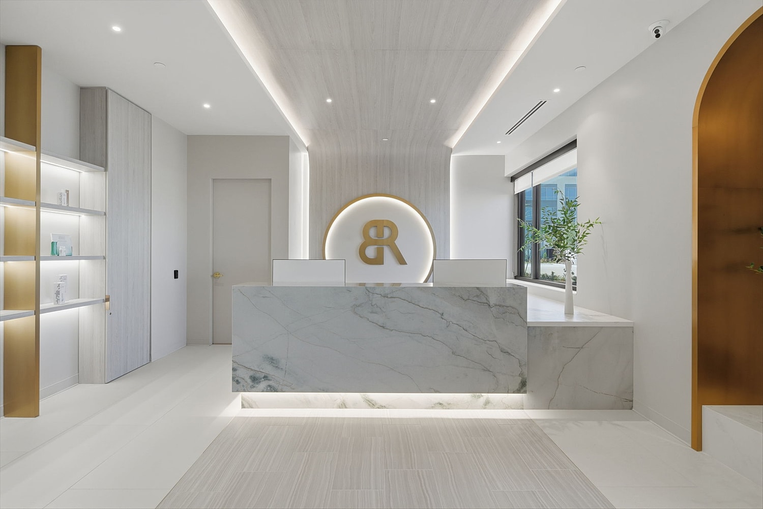 Body by Ravi Modern interior design with sleek wall panels.