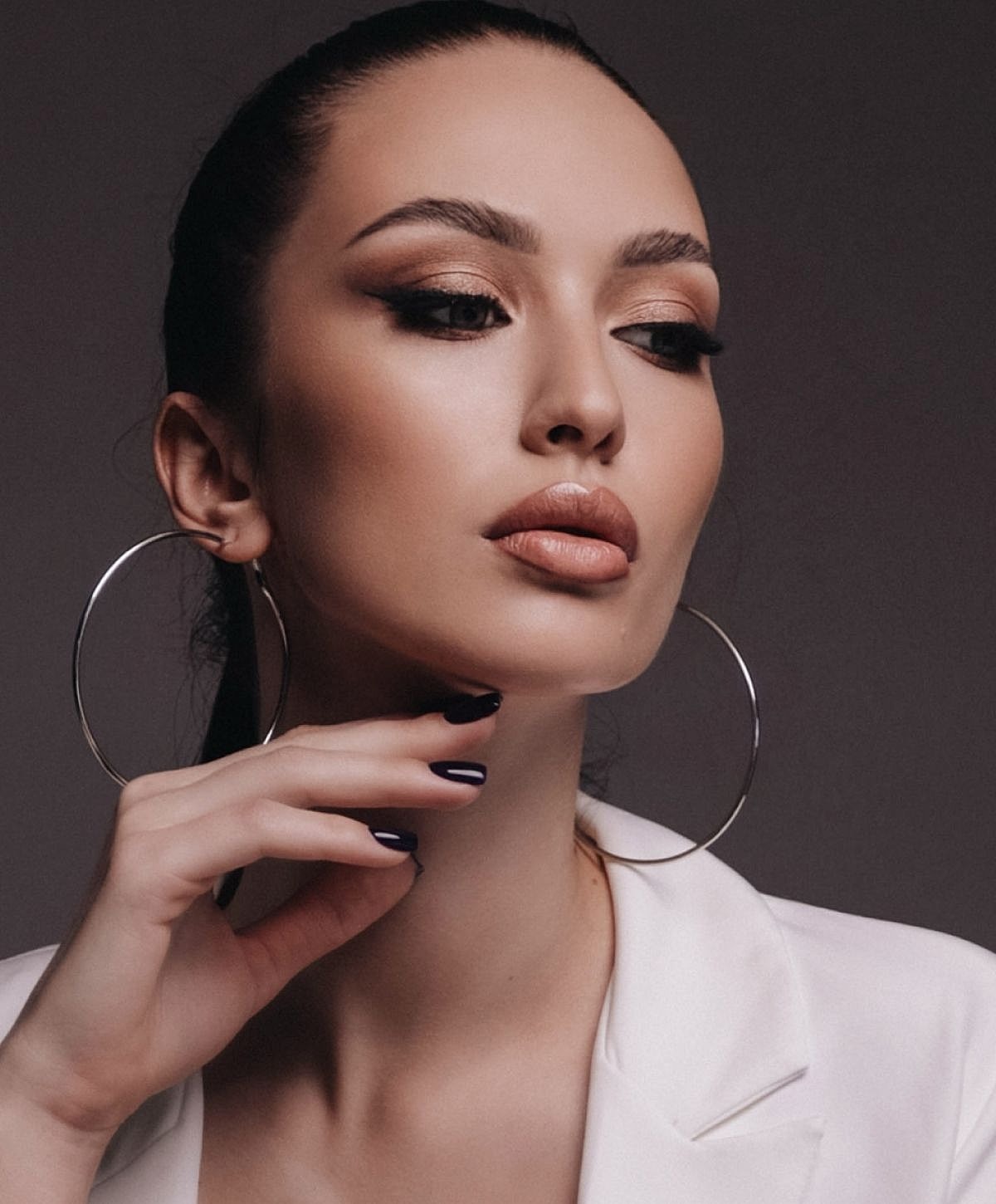 Houston Botox model with brown eyes