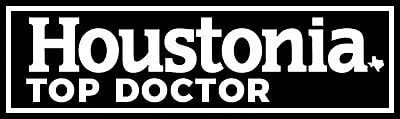 Houstonia Top Doctor logo on black background