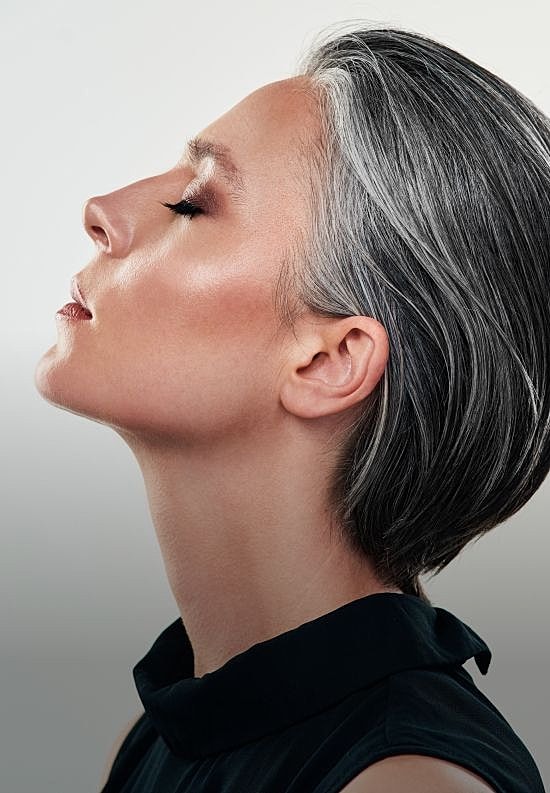 Facial treatment using HydraFacial machine.