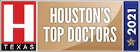 Houston's Top Doctors 2021 award logo